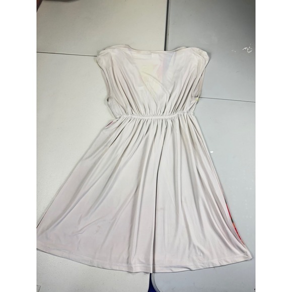 Belinda Rainbow Sunflower Dress V-Neck Sleeveless Summer Made in USA L - Picture 9 of 10